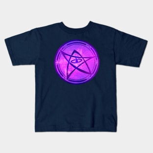 Elder Sign - colour out of space disk Kids T-Shirt